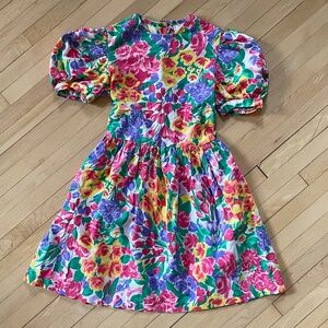 Vintage My Very Own floral girls dress